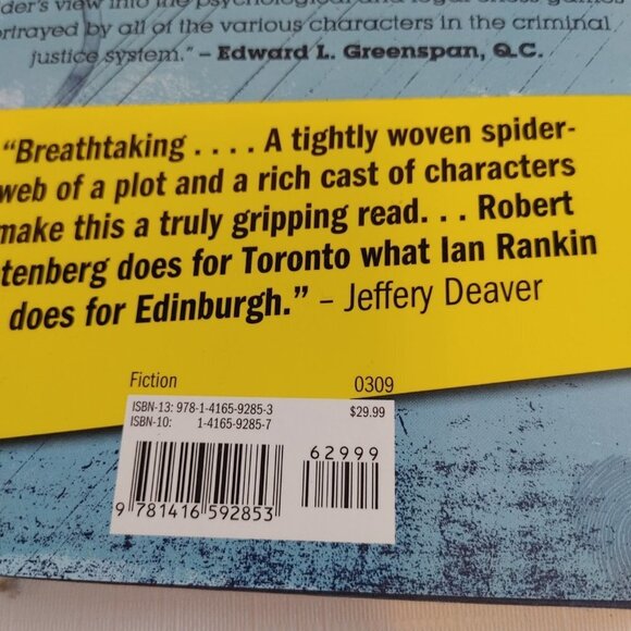 OLD CITY HALL A Novel by Robert Rotenberg Hard Cover - Picture 4 of 4